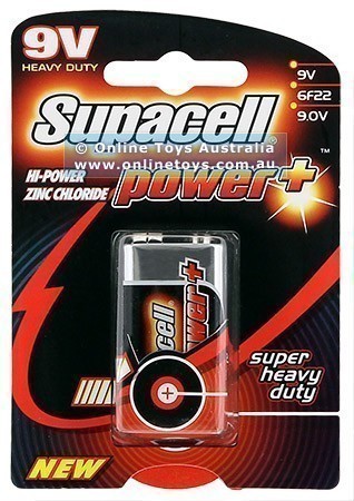 Supacell Batteries - Power Plus - 9V