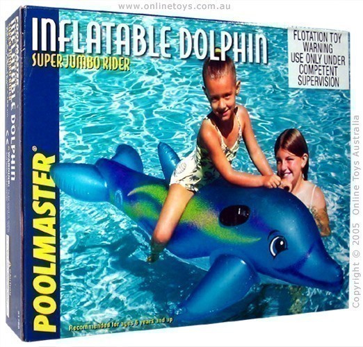 Super Jumbo Rider - Inflatable Dolphin