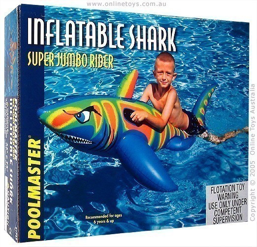 Super Jumbo Rider - Inflatable Shark