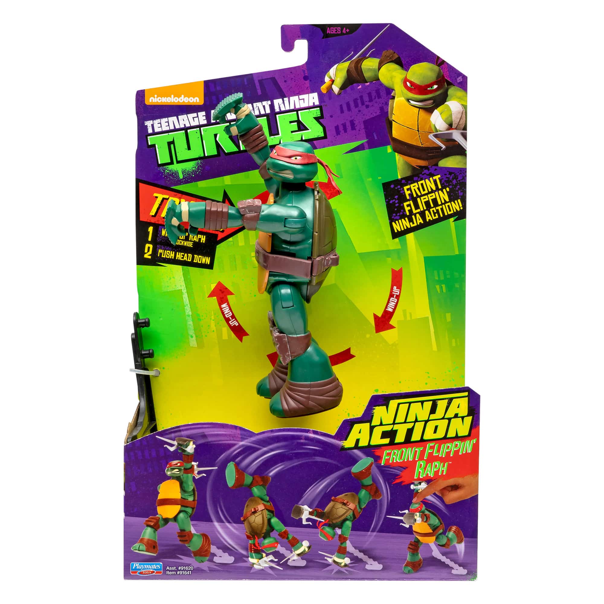 Teenage Mutant Ninja Turtles - Ninja Action - Front Flippin' Raph