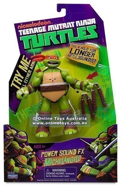 Teenage Mutant Ninja Turtles - Power Sound FX - Michelangelo Turtle Figure