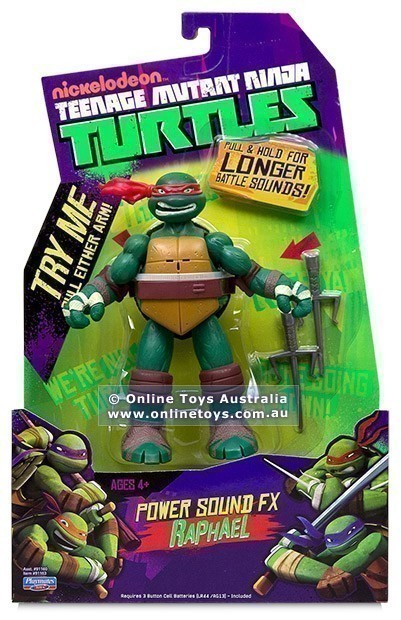 Teenage Mutant Ninja Turtles - Power Sound FX - Raphael Turtle Figure