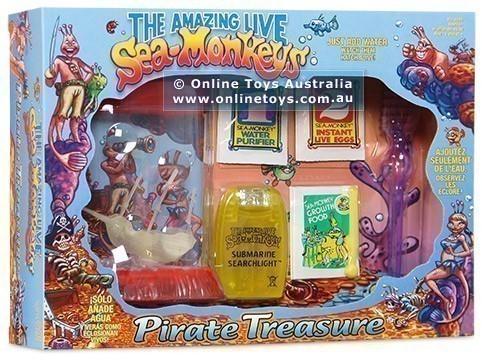 The Amazing Live Sea-Monkeys - Pirate Treasure