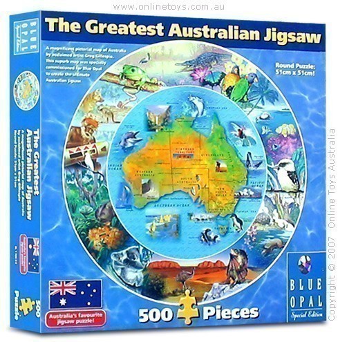 The Great Australian Jigsaw - 500 Piece Jigsaw Puzzle