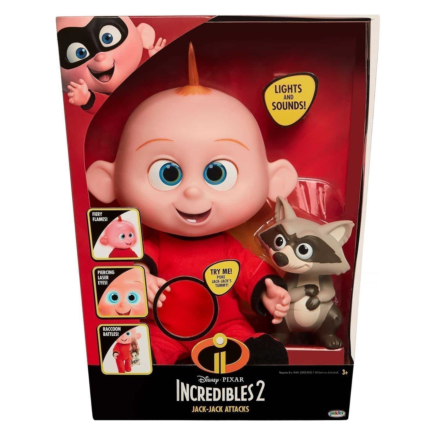 The Incredibles 2 - Jack Jack Attacks Doll with Raccoon