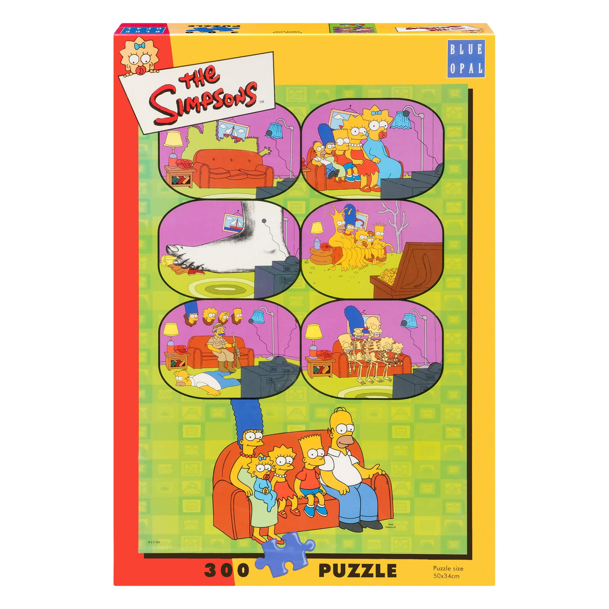 The Simpsons Couch Scenes - 300 Piece Jigsaw Puzzle