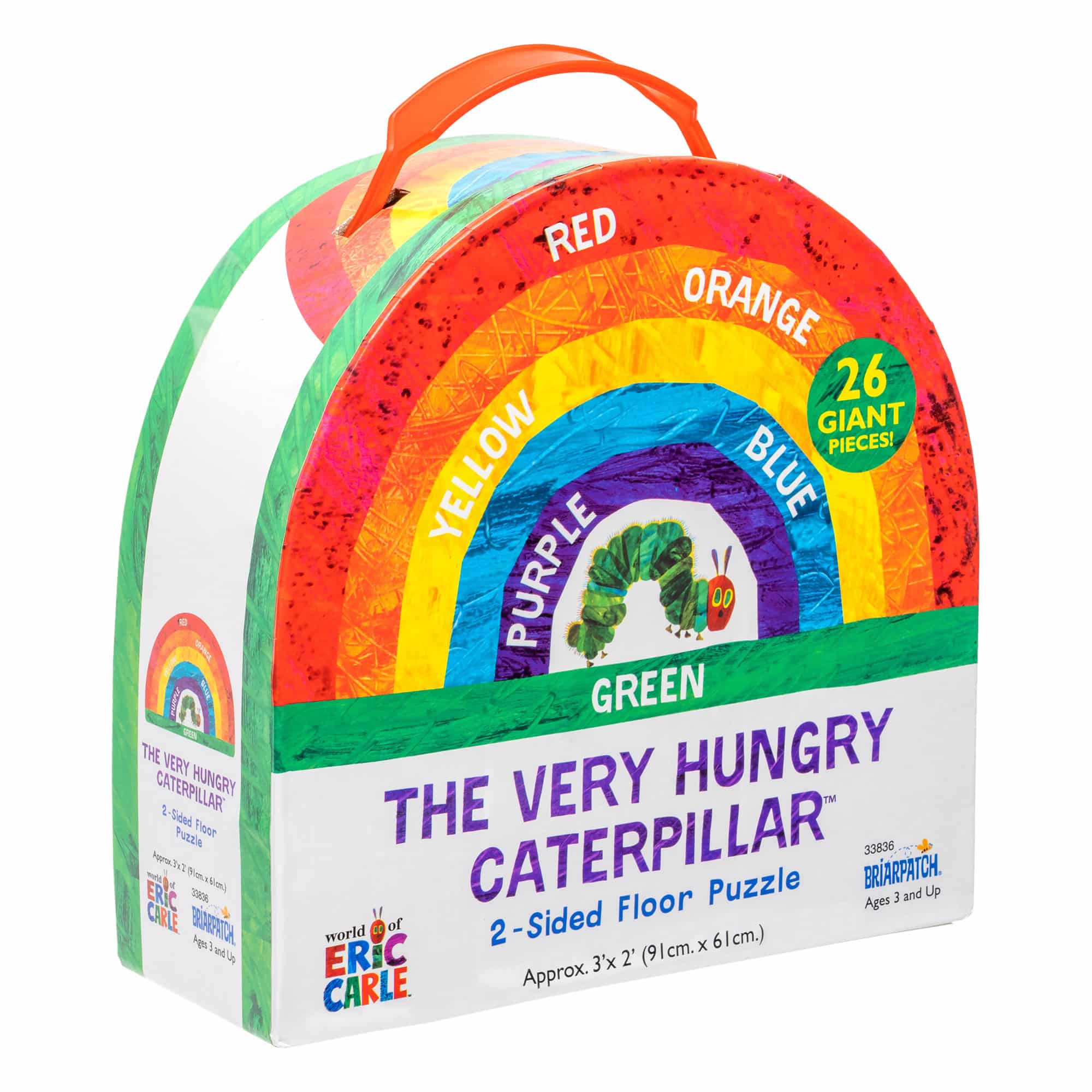 The Very Hungry Caterpillar - 2 Sided Floor Puzzle - 26 Pieces