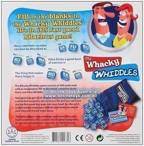The Whacky Whiddles Game