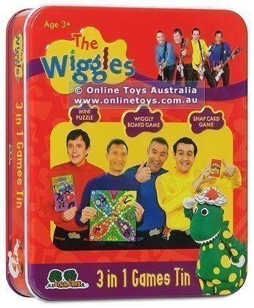 The Wiggles 3 in 1 Games Tin