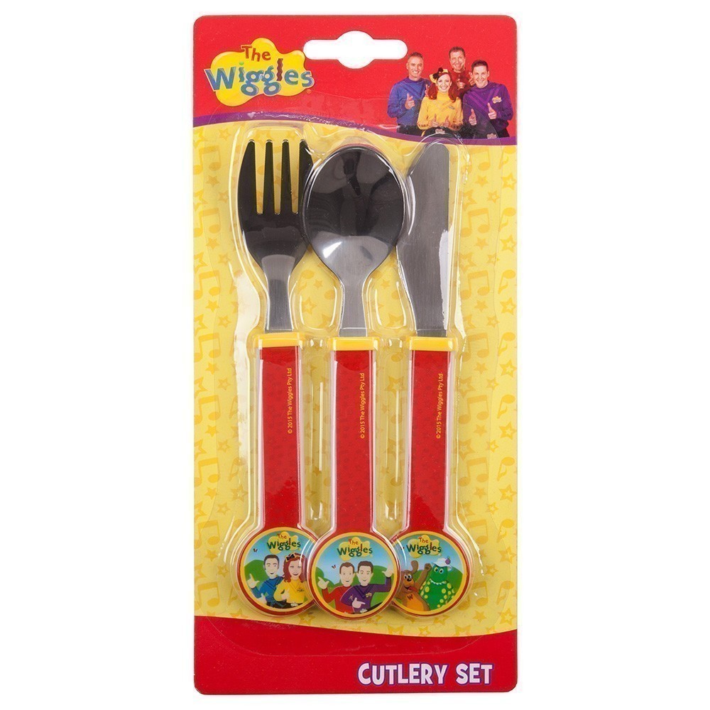 The Wiggles - 3-Piece Cutlery Set