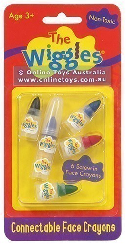 The Wiggles - Connectable Face Crayons