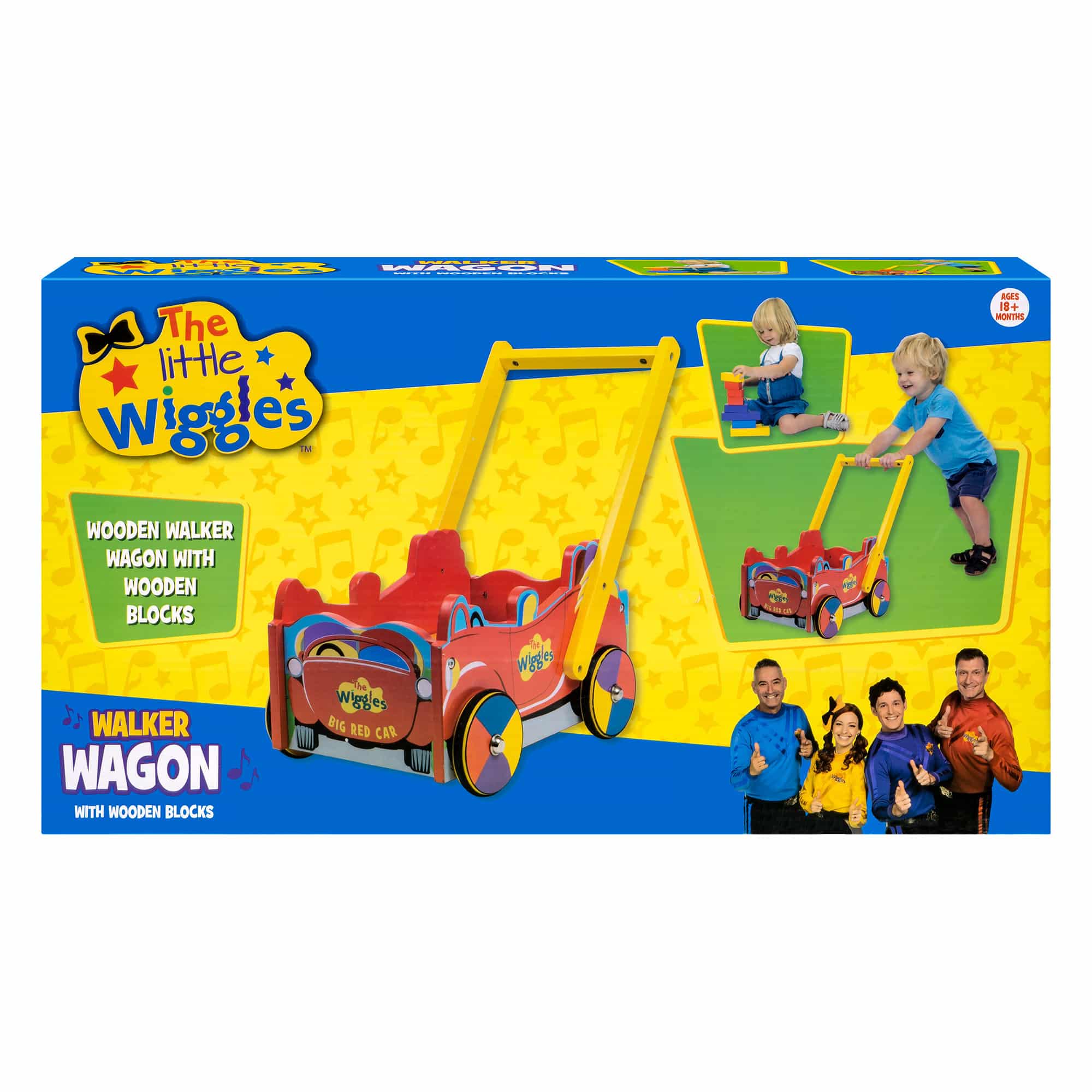 The Wiggles - Walker Wagon with Wooden Blocks
