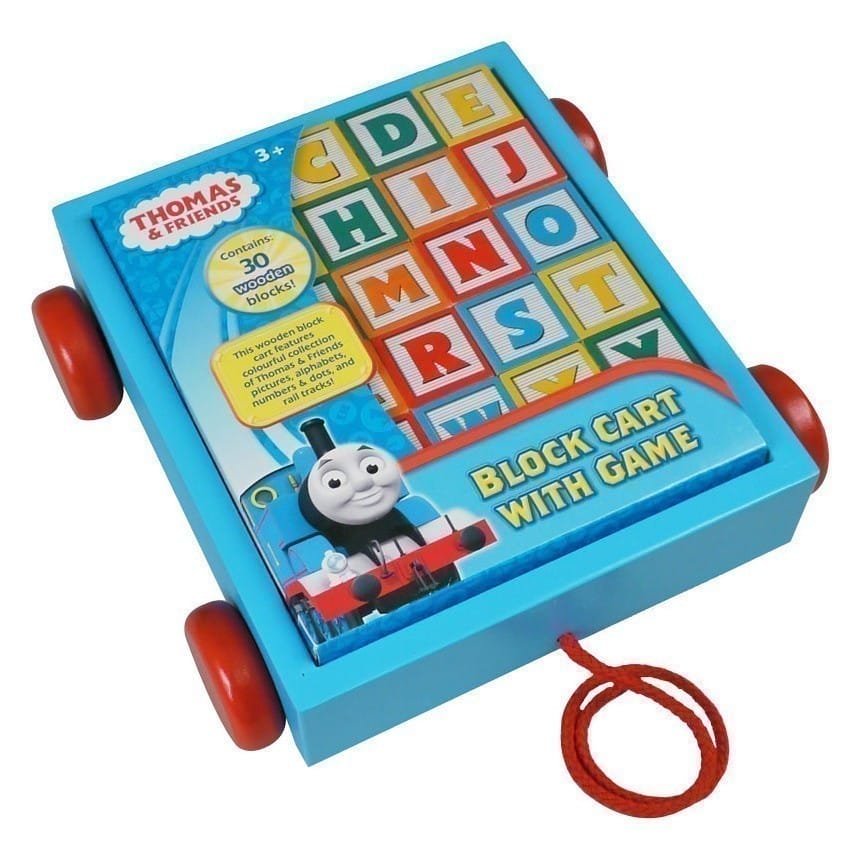 Thomas and Friends - Wooden Block Cart with Game