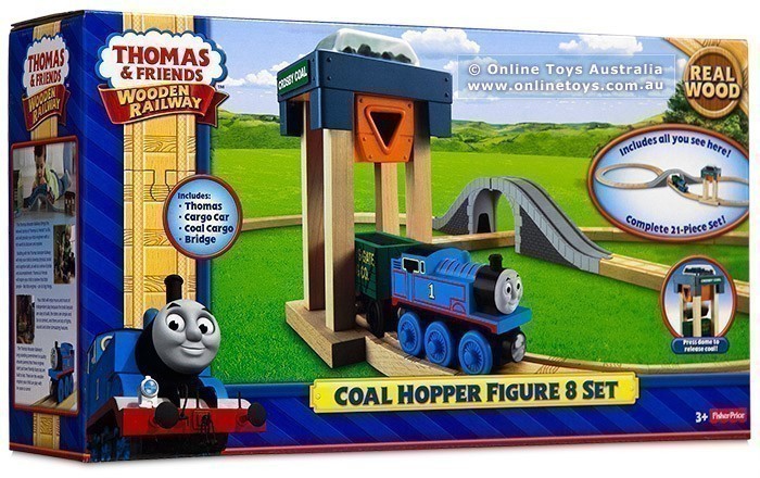 Thomas and Friends - Wooden Railway - Coal Hopper Figure 8 Set
