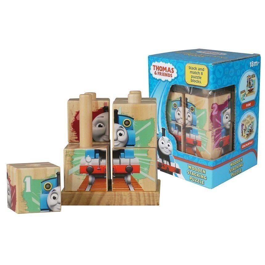 Thomas and Friends - Wooden Stacking Puzzle - 8 Block Pieces