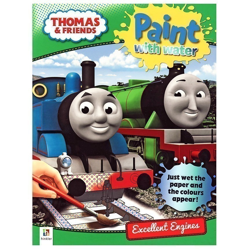 Thomas & Friends - Paint with Water Book - Excellent Engines