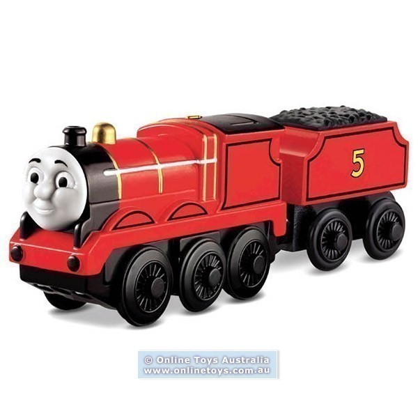 Thomas & Friends - Wooden Railway - Battery Operated James