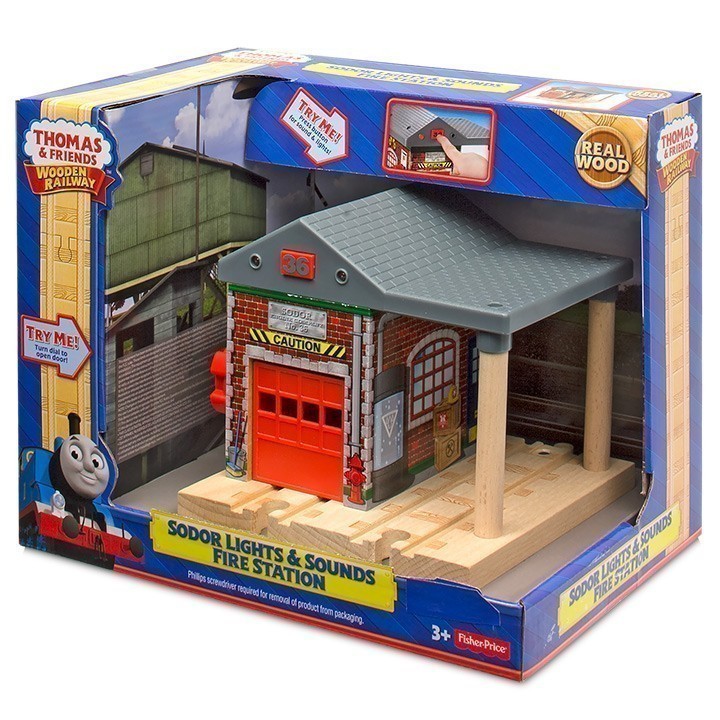 Fisher-Price Thomas & Friends Wooden Railway Sodor Fire Station 