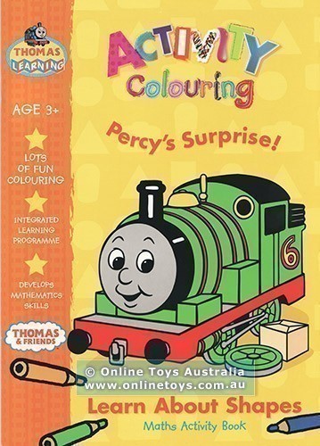 Thomas Learning - Activity Colouring - Percy's Surprise - Learn About Shapes