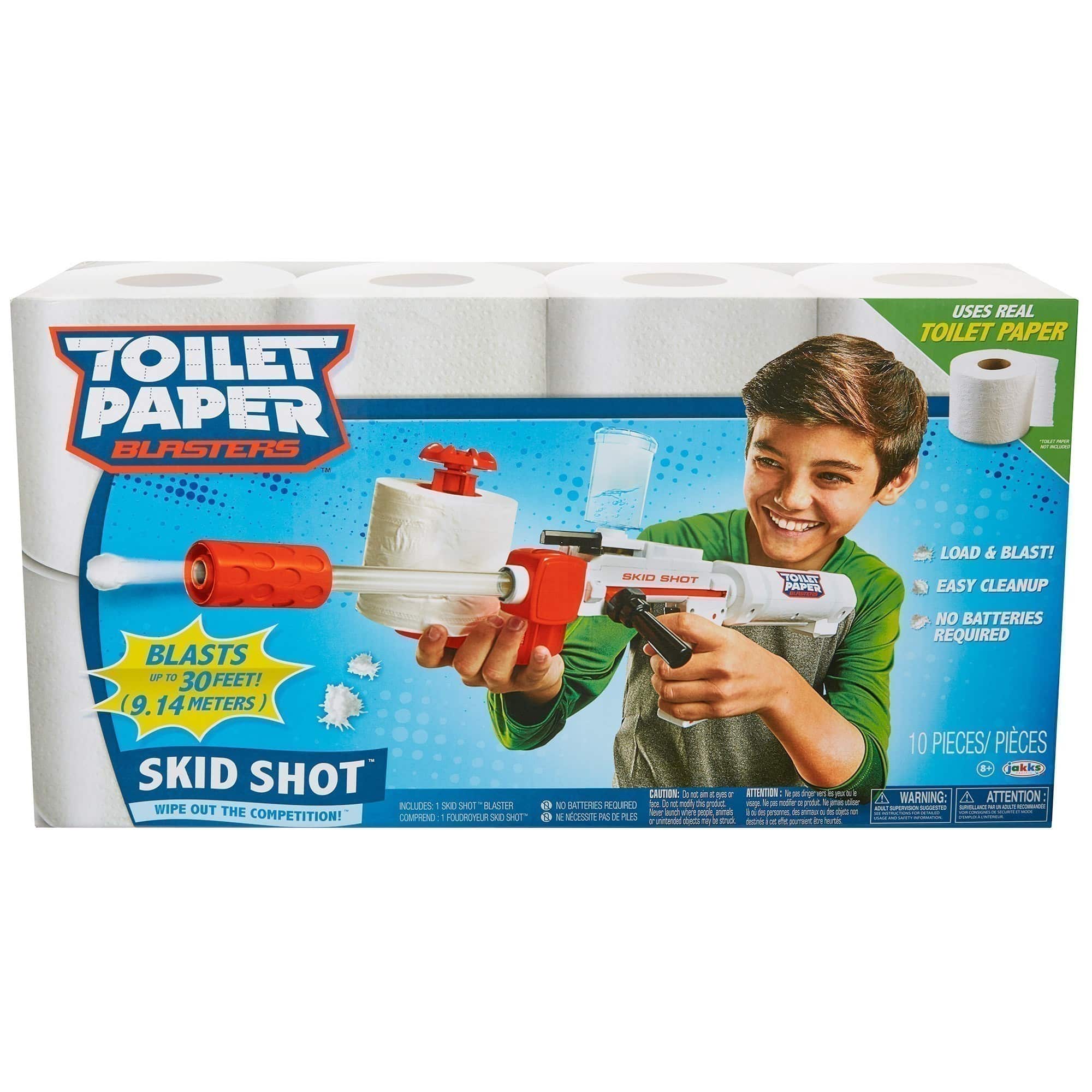 Toilet Paper Blaster - Skid Shot