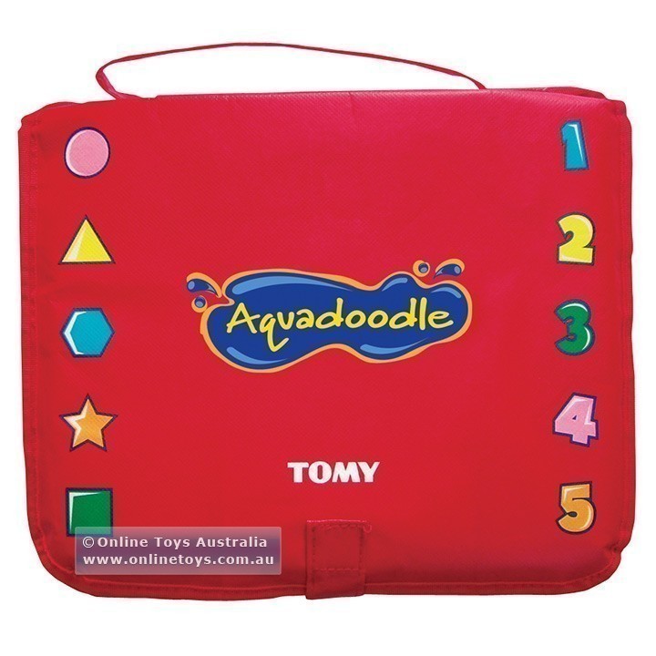 Tomy AquaDoodle - Travel Drawing Bag - Red