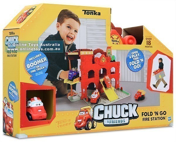 Tonka - Chuck and Friends - Fold 'N Go Fire Station