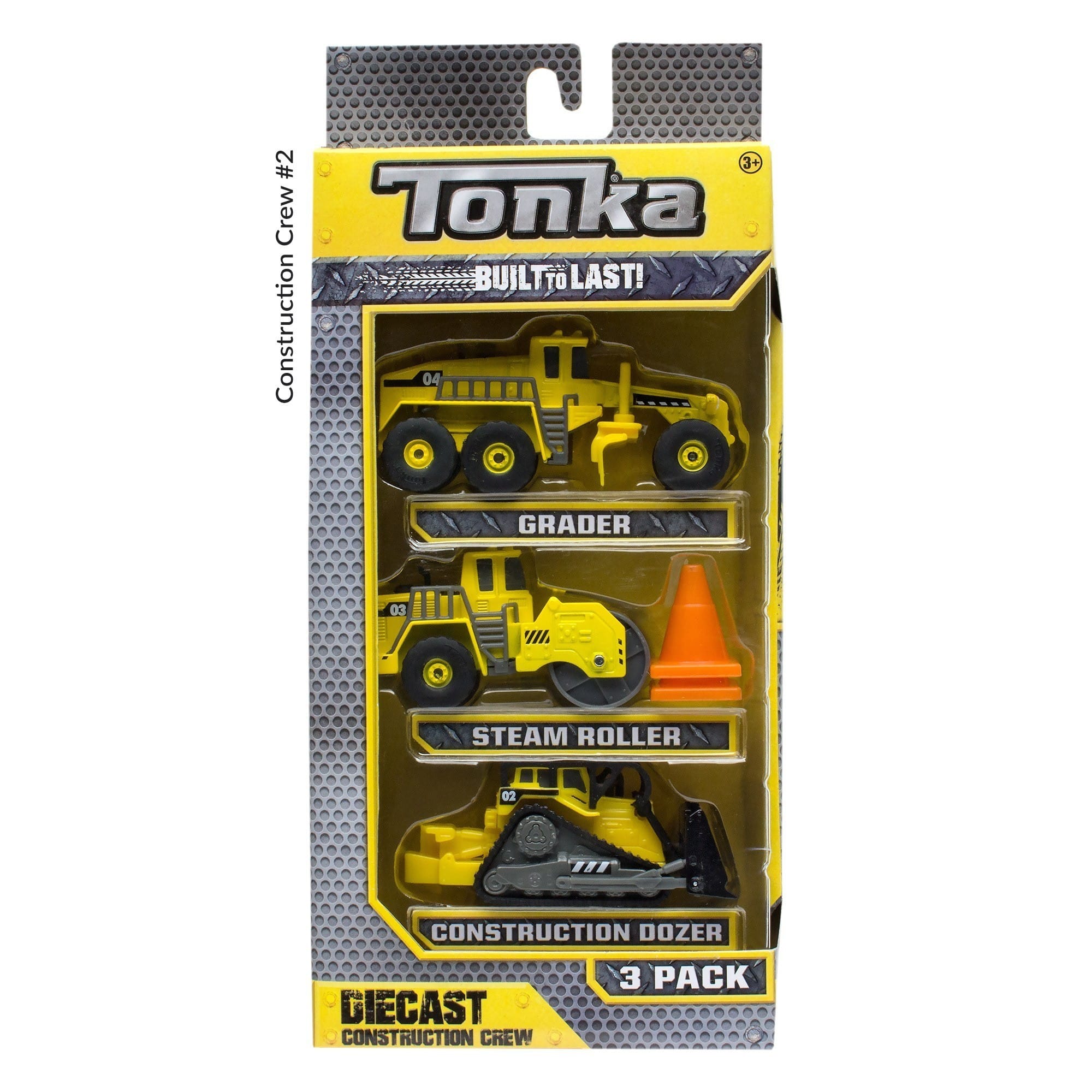 Tonka - Die-Cast Vehicles - 3-Pack Construction Crew #2