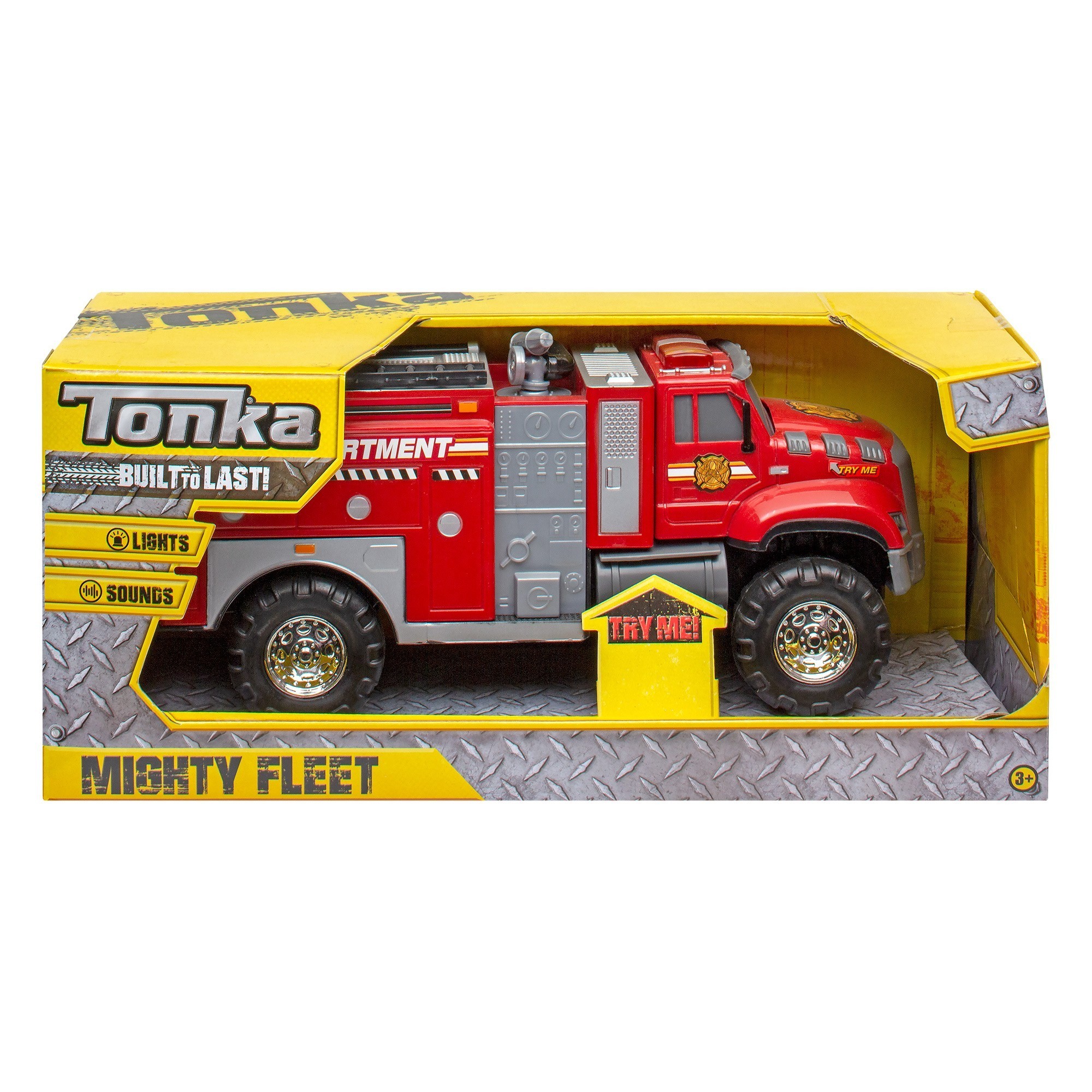 Tonka - Mighty Fleet Vehicle - Rugged Fire Engine