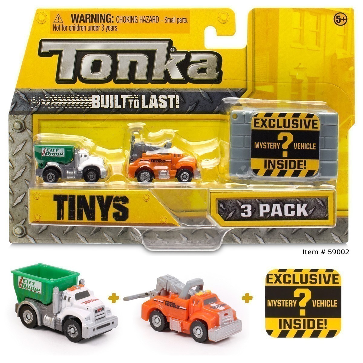 Tonka - Tinys 3-Pack #59002