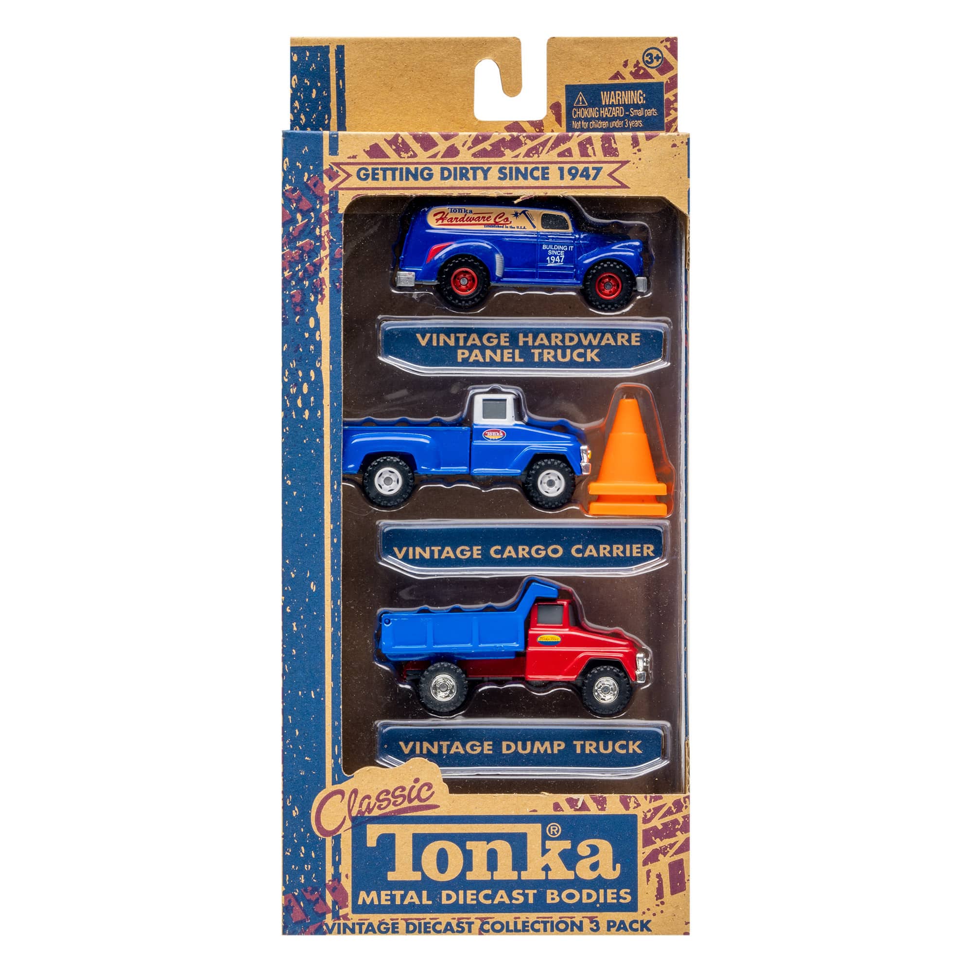 Tonka - Vintage Die-Cast Collection - 3-Pack Assortment A