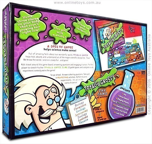 Totally Gross! The Game of Science - Back