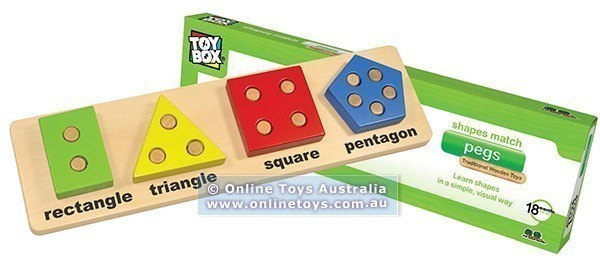 Toy Box - Shapes Match - Pegs