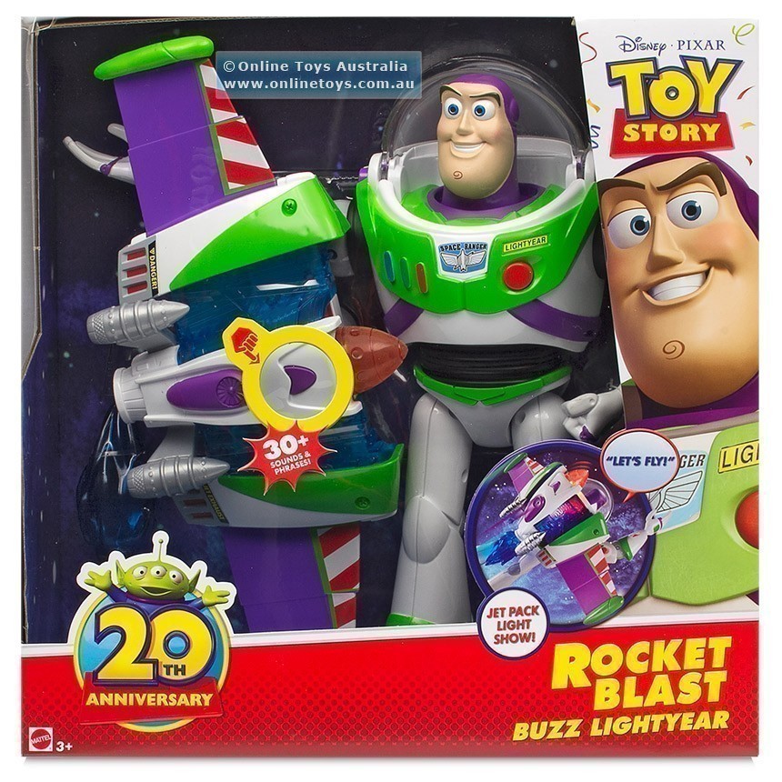 Toy Story - 20th Anniversary - Rocket Blast Buzz Lightyear Figure