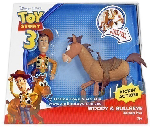 Toy Story 3 - Woody and Bullseye Roudup Pack