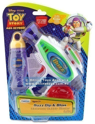 NEW Disney Toy Story And Beyond! Buzz Bubble Blaster With Gazillion Bubbles  NOS
