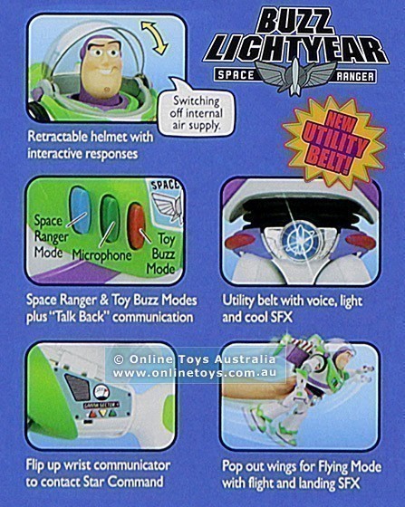 Toy Story Buzz Lightyear Space Ranger with Utility Belt Online