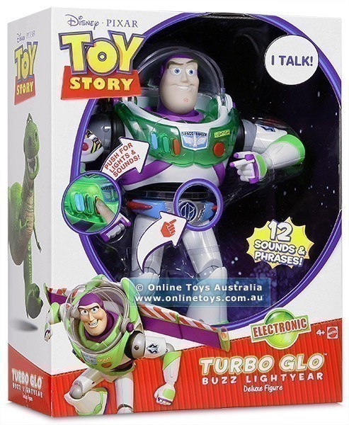 Toy Story - Electronic Turbo Glo Buzz Lightyear Deluxe