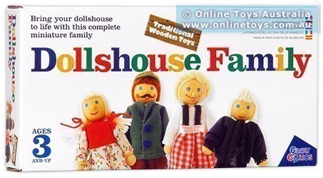 Traditional Wooden Toys - Dollhouse Furniture - Family