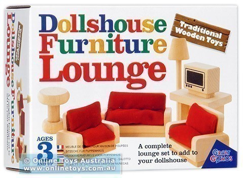 Traditional Wooden Toys - Dollhouse Furniture - Lounge