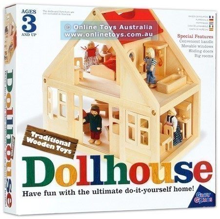 Traditional Wooden Toys - Dollhouse