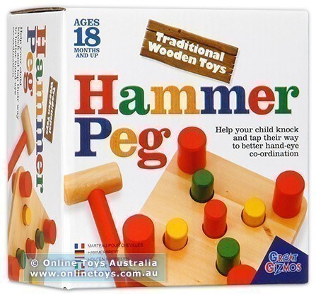 Traditional Wooden Toys - Hammer Peg