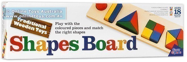 Traditional Wooden Toys - Shapes Board