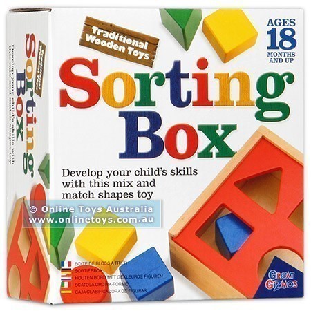 Traditional Wooden Toys - Sorting Box