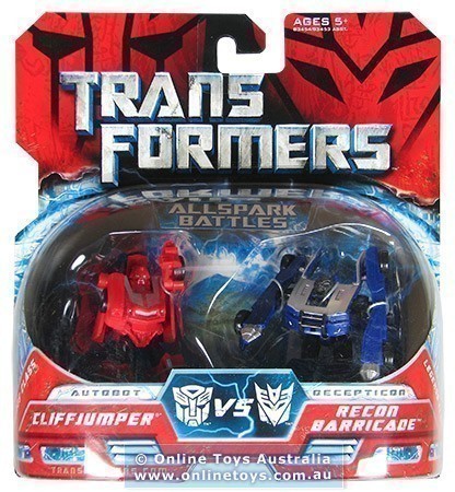 Transformers - Cliffjumper Vs Recon Barricade