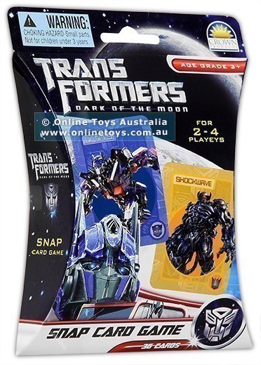 Transformers - Dark of the Moon - Snap Card Game