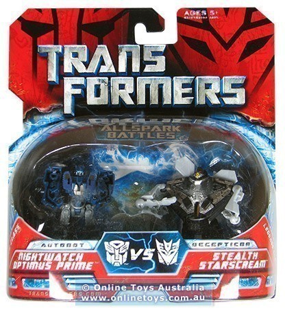 Transformers - Nightwatch Optimus Prime Vs Stealth Starscream