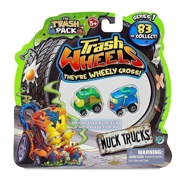 Trash Pack - Trash Wheels - 2 Pack - Series 1