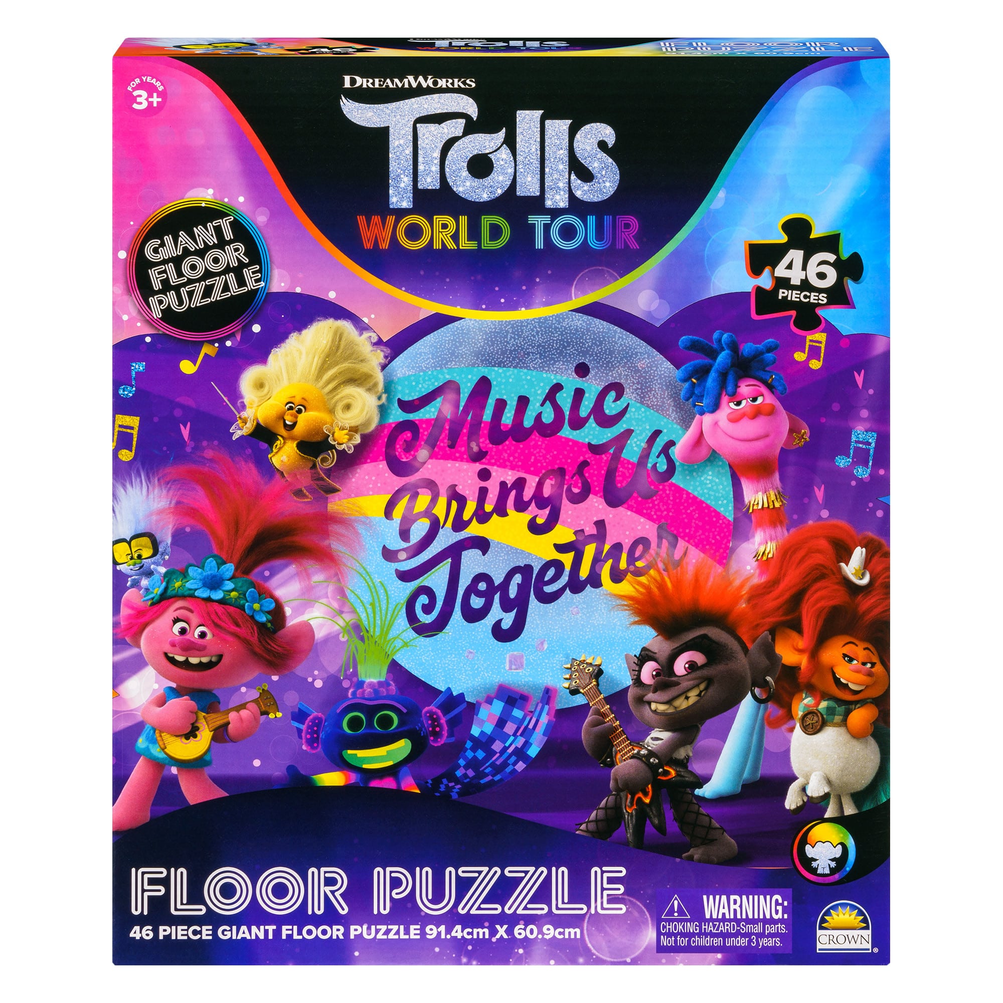 Trolls World Tour - 46-Piece Floor Puzzle