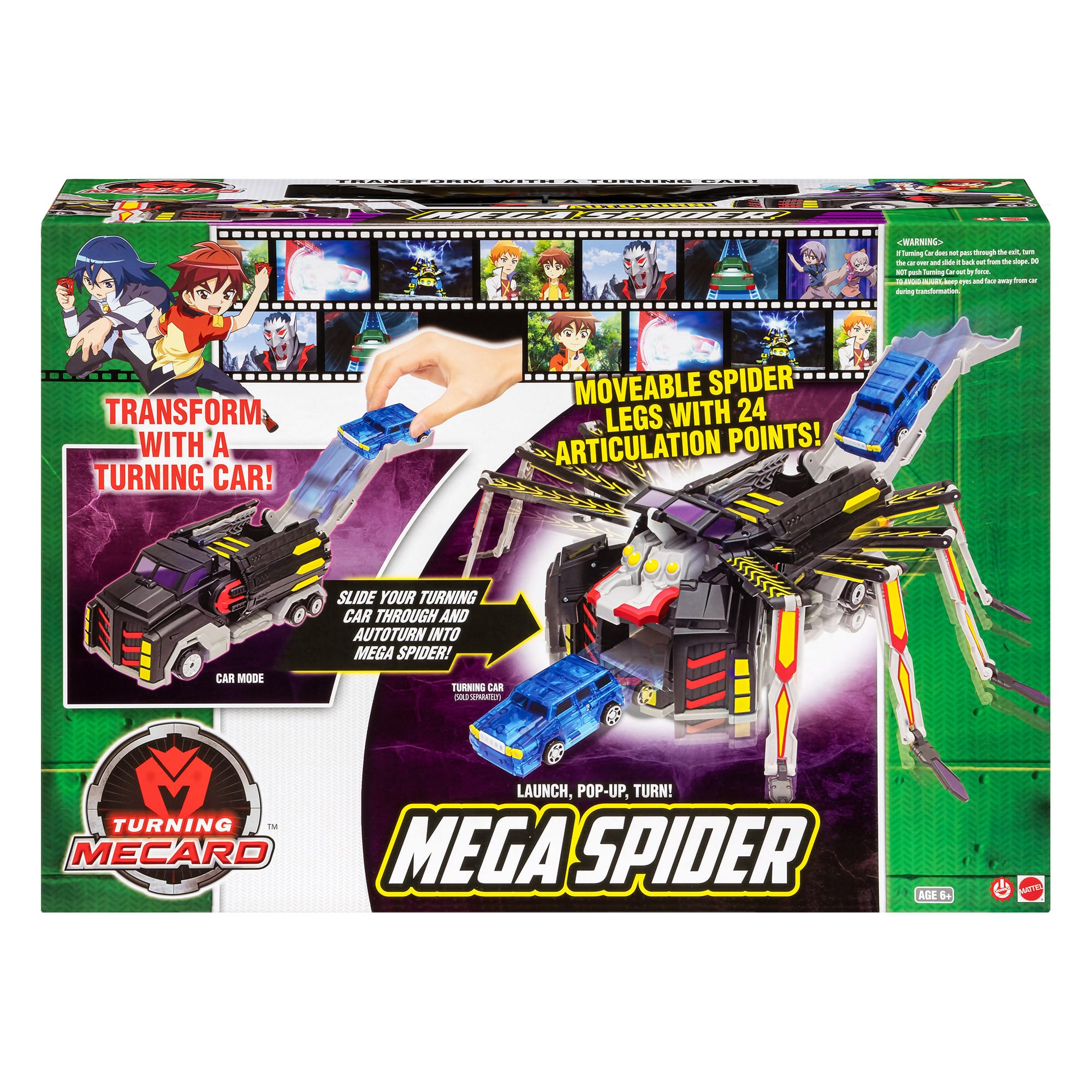 Turning Mecard - Mega Spider