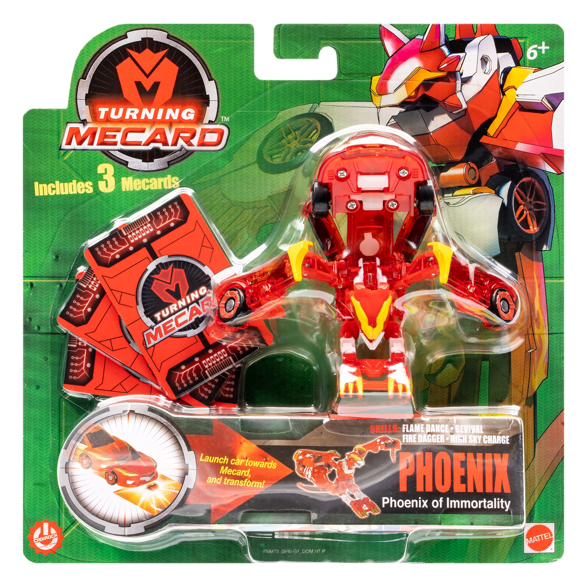 Turning Mecard - Transforming Action Figure - Phoenix